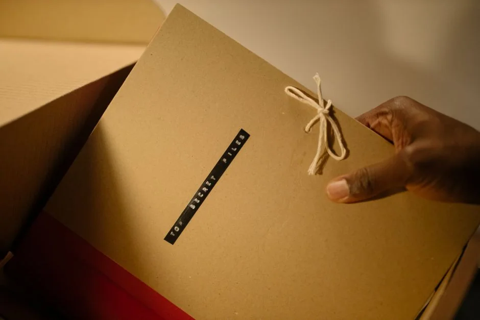 Documents comptables et clavier sur le bureau d’une petite entreprise